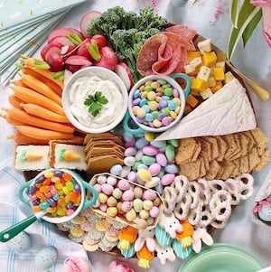 Easter Grazing Board Appetizer