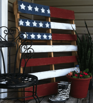 Pallet Wood Flag Project