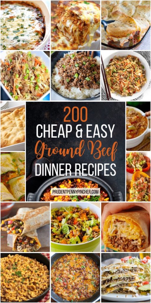 200 Cheap and Easy Ground Beef Dinner Recipes Prudent Penny Pincher