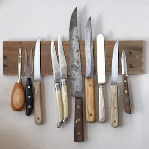 Rustic Wall Rack for Knives