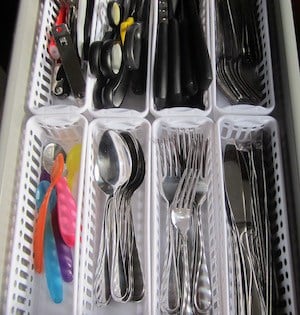 DIY Cutlery Tray kitchen organization idea