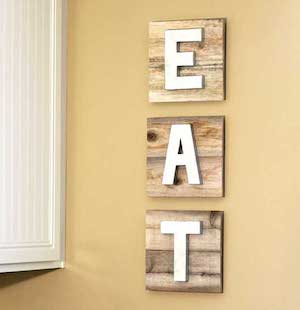 EAT Kitchen Sign