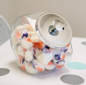 Cookie Jar Laundry Pod Holder