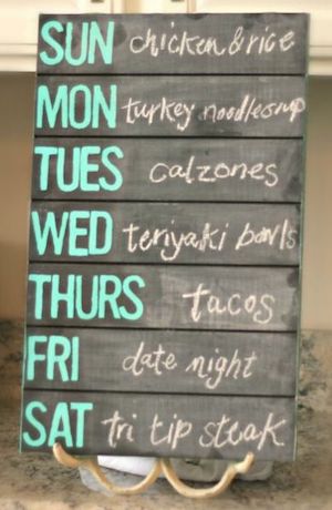 Menu Sign Pallet Wood Project