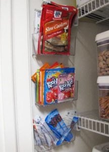 Packet Organizer for pantry closet