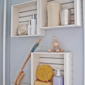 Crate Storage Apartment decorating idea