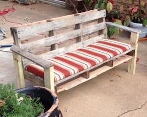 Pallet Patio Bench 