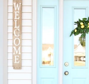 Welcome Sign for the front porch
