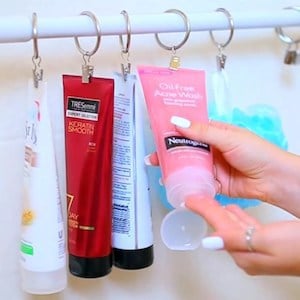 Bath Product Hanger Dollar Tree Organization Idea