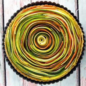  Spiral Vegetable Tart