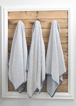 Wood Pallet Towel Rack