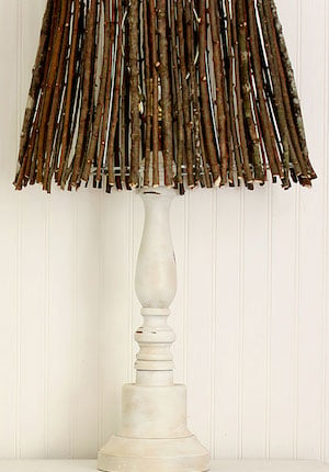 Rustic Twig Lamp Shade home decor
