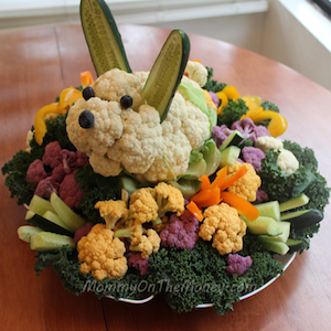 Easter Bunny Veggie Platter