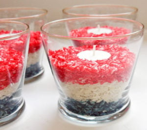 4th of July Bug Away Candleholders