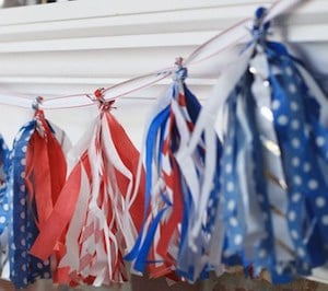 Tissue Paper Tassel Garland 