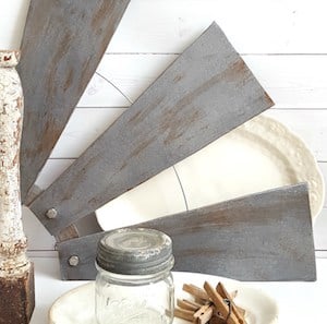 DIY Farmhouse Style Salvaged Windmill Decor