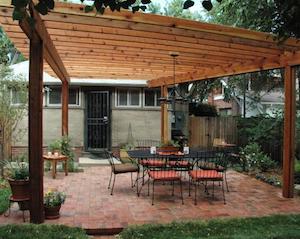 DIY Backyard Pergola idea