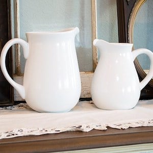 Farmhouse Thrift Store Pitcher Makeover