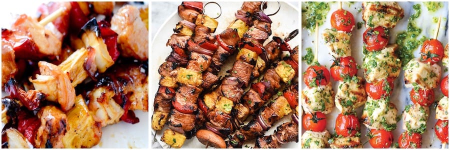 chicken kabobs