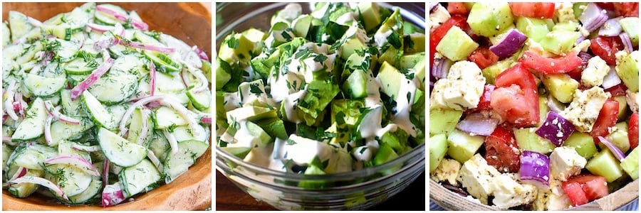 Cucumber Salads