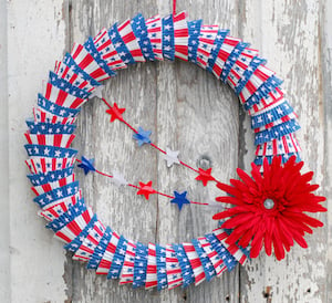 Cupcake Liner Wreath