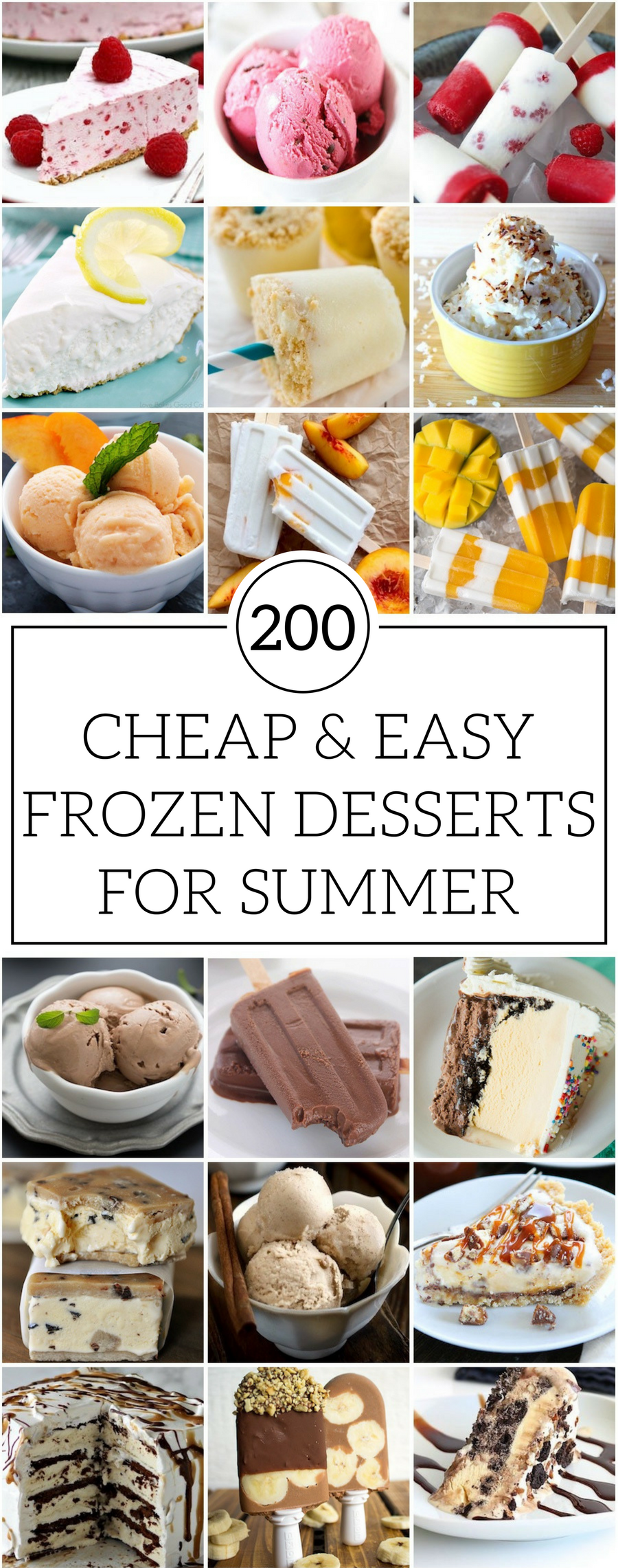 200 Cheap and Easy Frozen Desserts for Summer - Prudent Penny Pincher