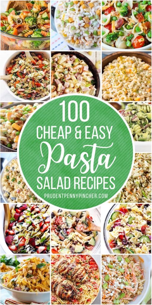 100 Cheap and Easy Pasta Salad Recipes - Prudent Penny Pincher