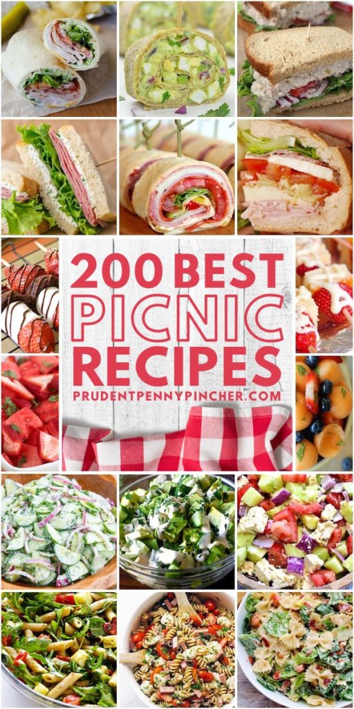 200 Best Picnic Food Ideas Prudent Penny Pincher