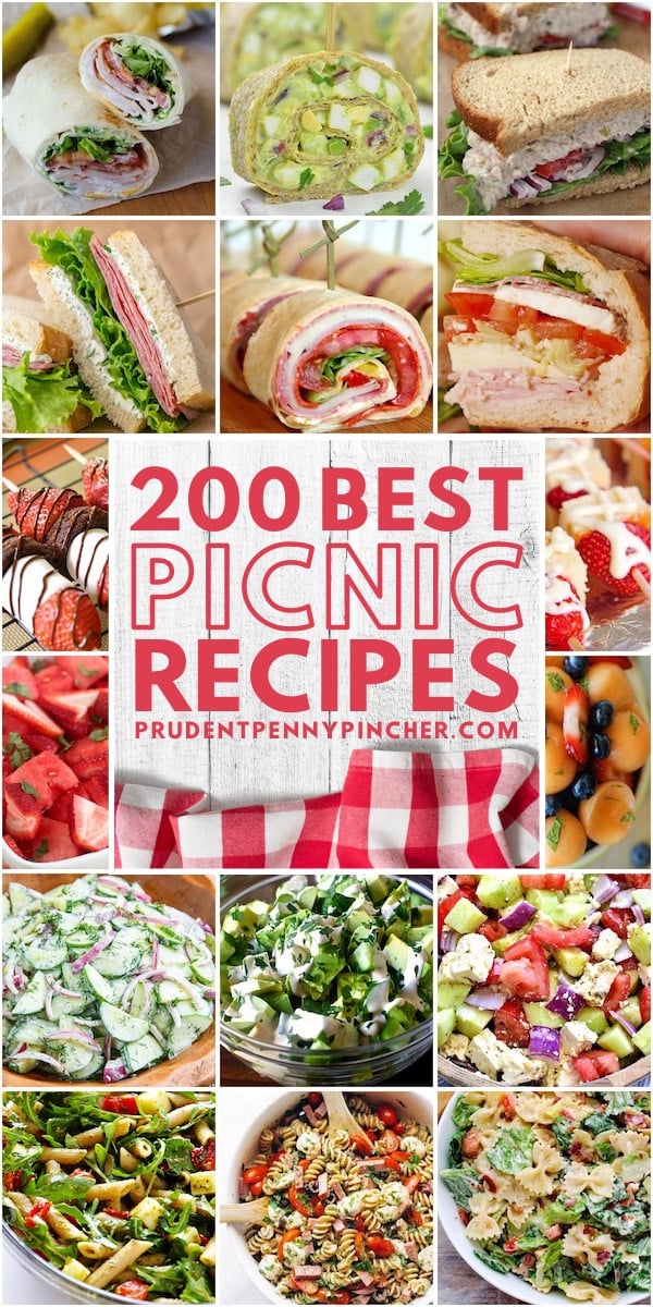 200 Best Picnic Food Ideas - Prudent Penny Pincher