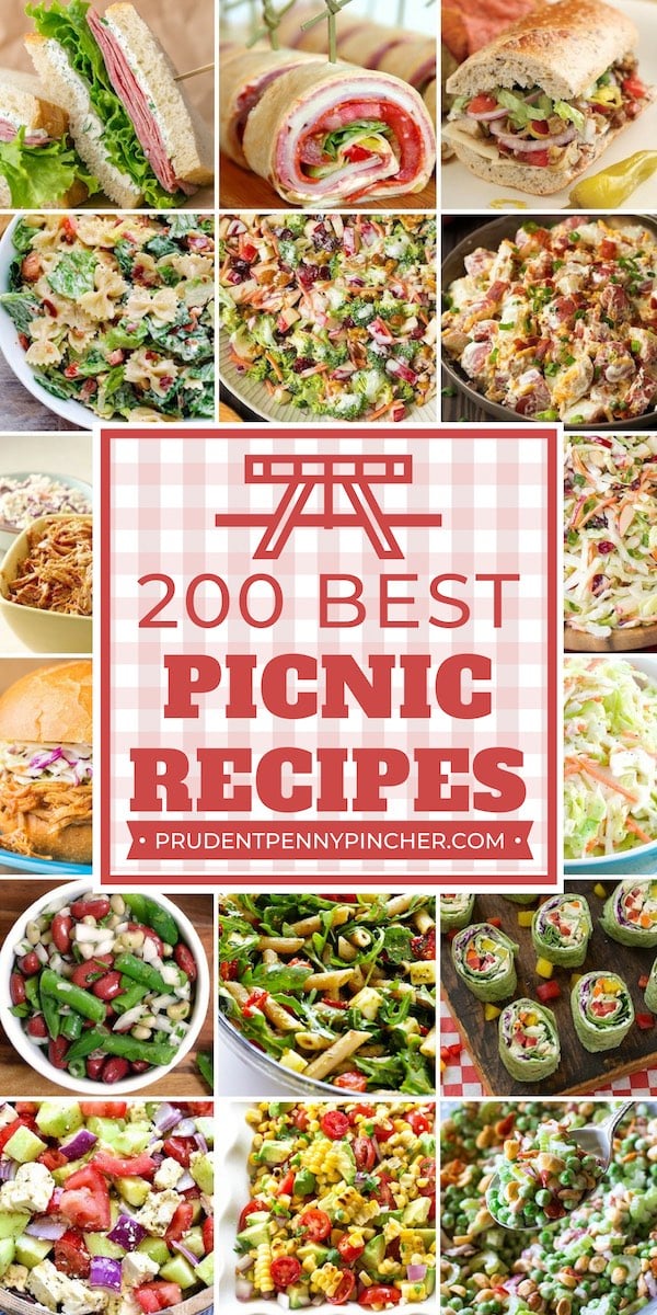 200 Best Picnic Food Ideas - Prudent Penny Pincher