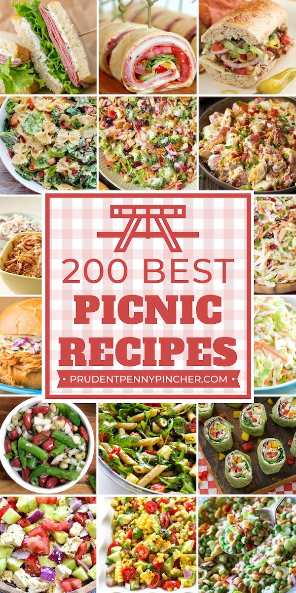 200 Best Picnic Food Ideas Prudent Penny Pincher