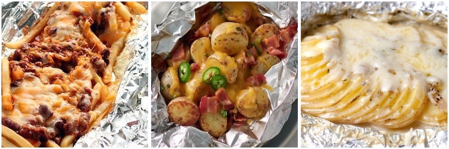 grilled potato foil packets