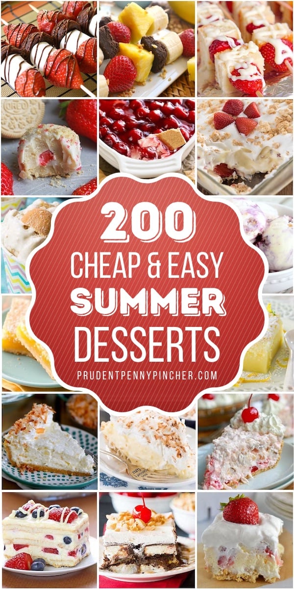 200 Cheap and East Summer Desserts
