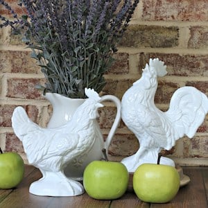 Thrift Store Rooster Makeover