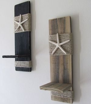 Starfish Wall wood Scones