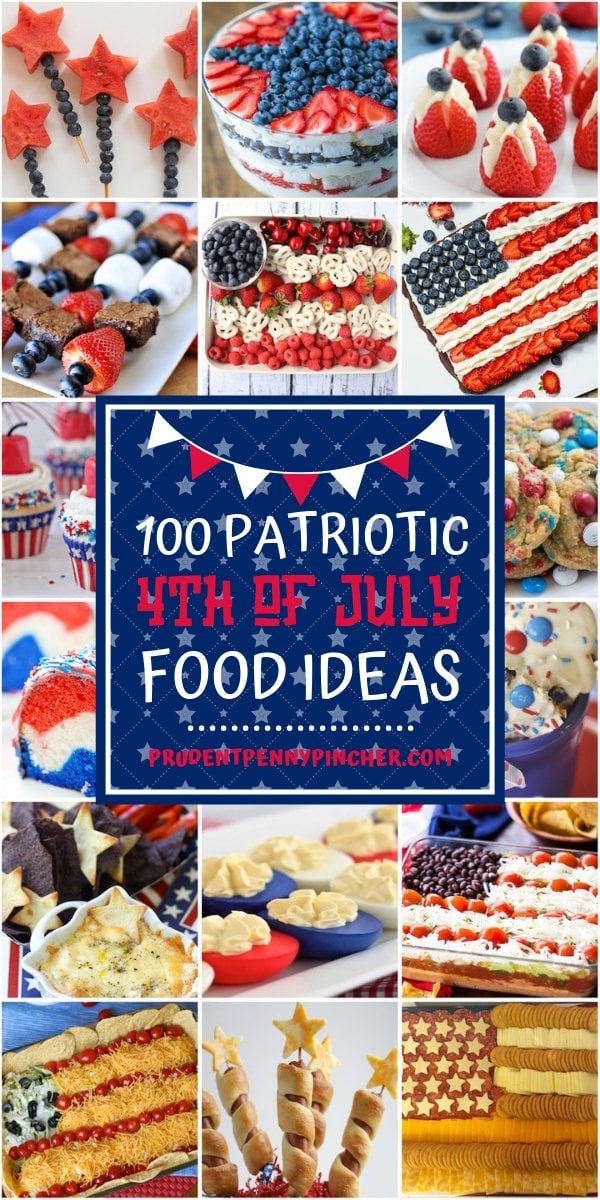 100 Patriotic 4th of July Food Ideas