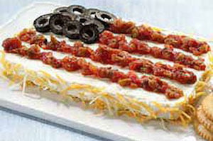 Flag Cheese Spread