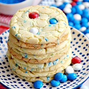 Funfetti Cake Mix Cookies