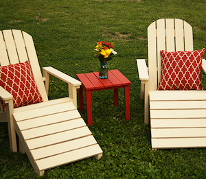 Outdoor Adirondack Furniture Set 