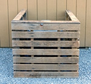 DIY  Pallet AC Cover for backyard