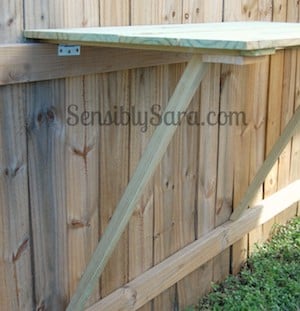 DIY Fence Table 