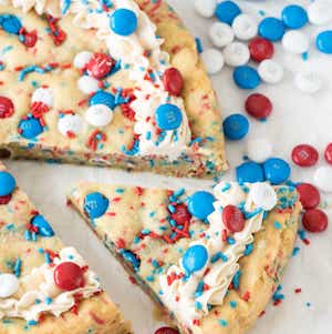 Fireworks Sugar Cookie Cake 4th of July Dessert