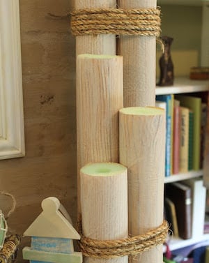 DIY Pool Noodle Nautical Pilings