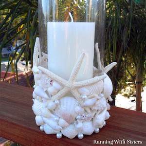 Beachcomber Seashell Candle Holder