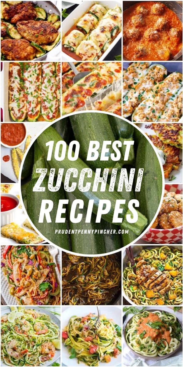 100 Best Zucchini Recipes - Prudent Penny Pincher
