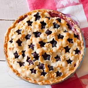 Star Blueberry Pie