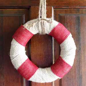 life preserver wreath