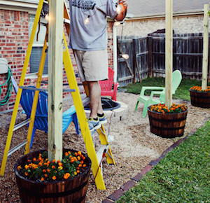 DIY Sturdy Planted Posts