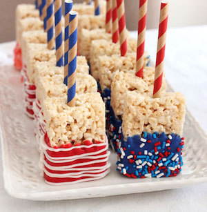 Patriotic Rice Krispie Treats