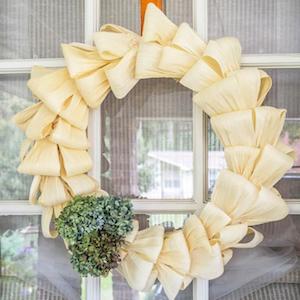 Harvest Corn Husk Wreath